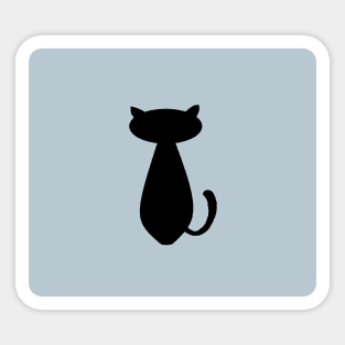 Cat in the Shadows Sticker